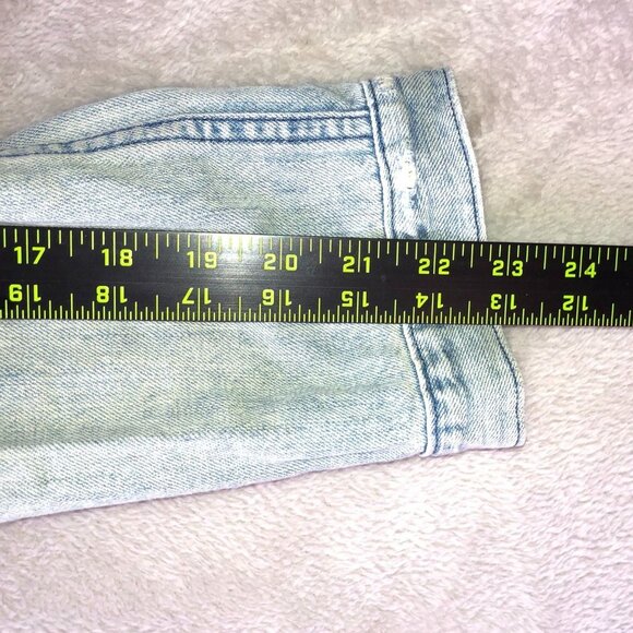 Levi's Strauss & Co. Kids Denim Jacket Small Blue Denim Collared Button Up - Picture 7 of 14